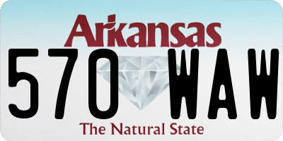 AR license plate 570WAW