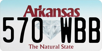 AR license plate 570WBB
