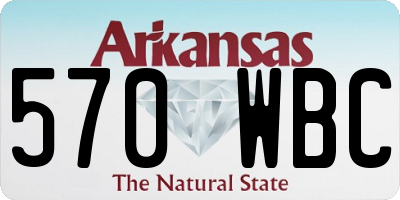 AR license plate 570WBC