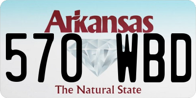 AR license plate 570WBD