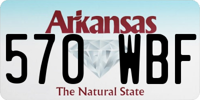 AR license plate 570WBF