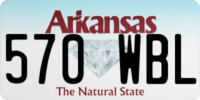AR license plate 570WBL