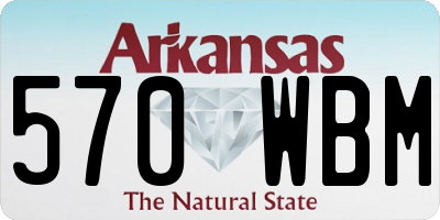 AR license plate 570WBM