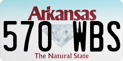 AR license plate 570WBS