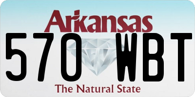 AR license plate 570WBT