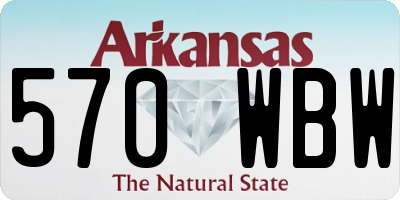 AR license plate 570WBW