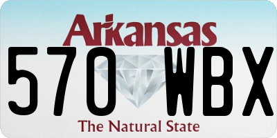 AR license plate 570WBX