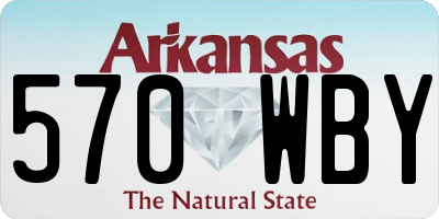 AR license plate 570WBY
