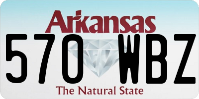 AR license plate 570WBZ