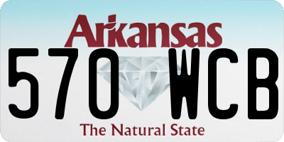 AR license plate 570WCB