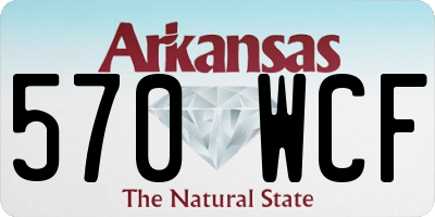 AR license plate 570WCF