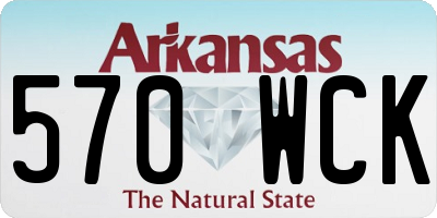 AR license plate 570WCK