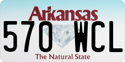 AR license plate 570WCL