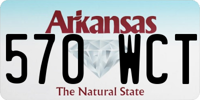 AR license plate 570WCT