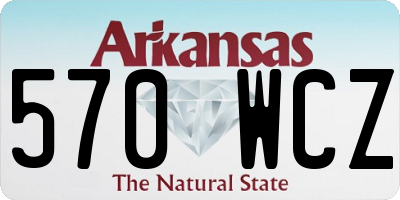 AR license plate 570WCZ