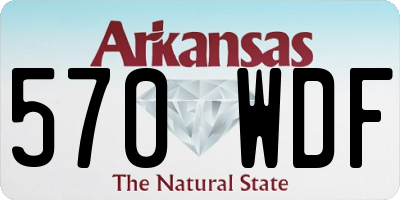 AR license plate 570WDF