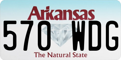 AR license plate 570WDG