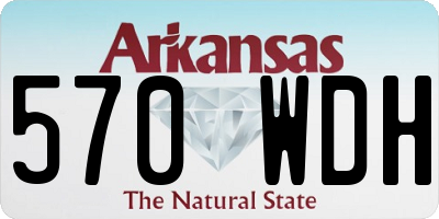 AR license plate 570WDH
