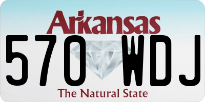 AR license plate 570WDJ