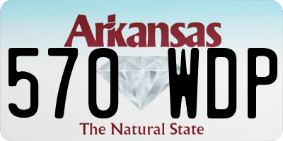 AR license plate 570WDP