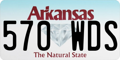 AR license plate 570WDS