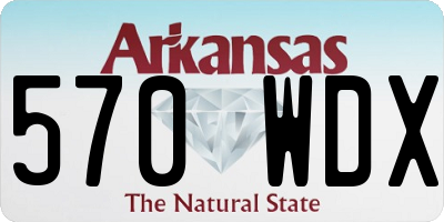 AR license plate 570WDX
