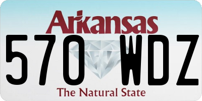 AR license plate 570WDZ