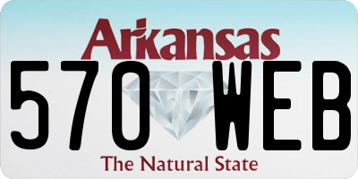 AR license plate 570WEB