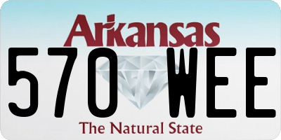 AR license plate 570WEE