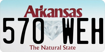 AR license plate 570WEH