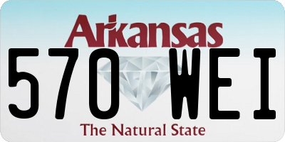 AR license plate 570WEI