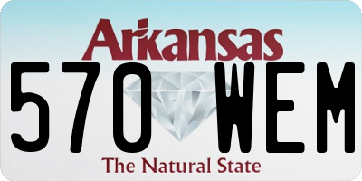 AR license plate 570WEM