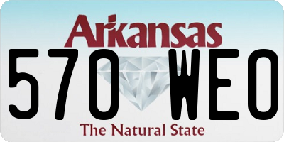 AR license plate 570WEO