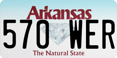 AR license plate 570WER