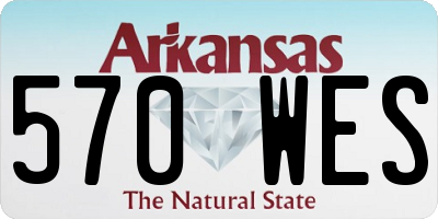 AR license plate 570WES