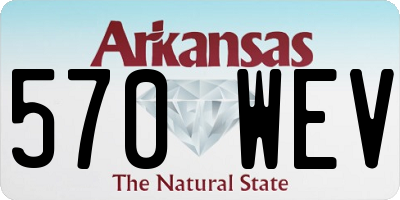 AR license plate 570WEV