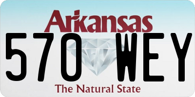 AR license plate 570WEY