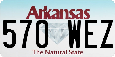 AR license plate 570WEZ