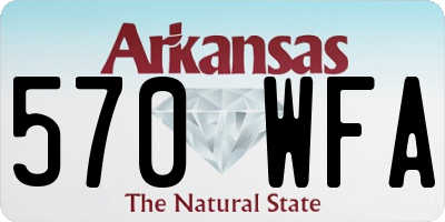 AR license plate 570WFA