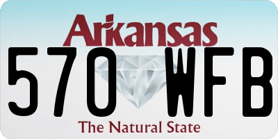 AR license plate 570WFB