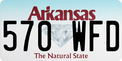 AR license plate 570WFD