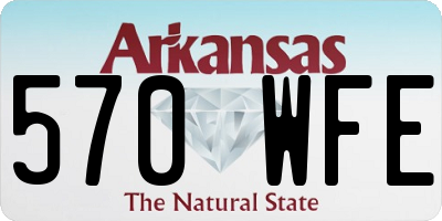 AR license plate 570WFE
