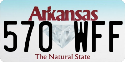 AR license plate 570WFF