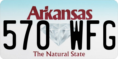 AR license plate 570WFG