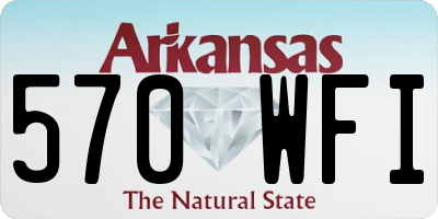 AR license plate 570WFI