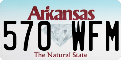 AR license plate 570WFM