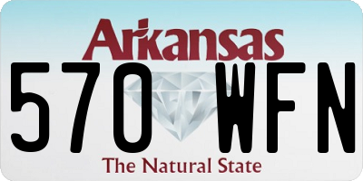 AR license plate 570WFN