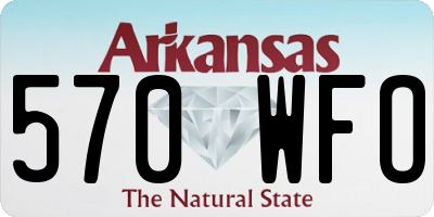 AR license plate 570WFO
