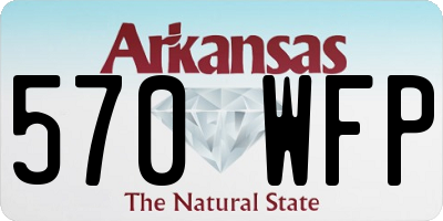 AR license plate 570WFP