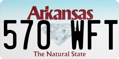 AR license plate 570WFT
